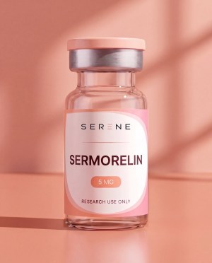 Sermorelin 5 mg research peptide vial