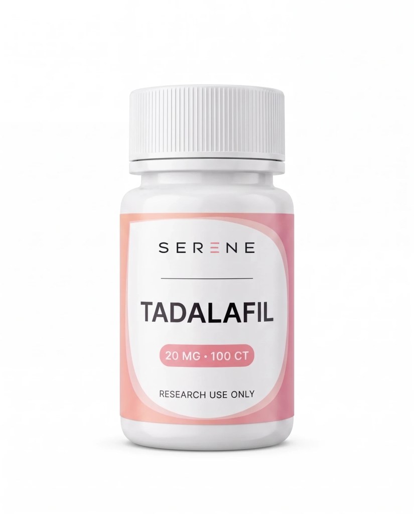 Tadalafil 20 mg 100 ct research tablets